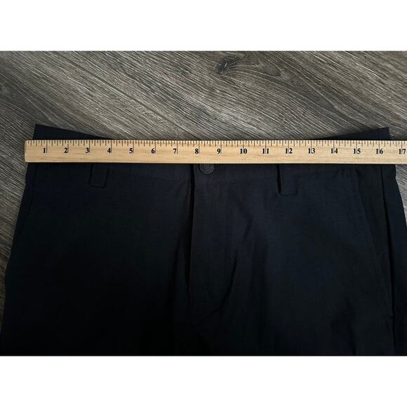 Banana Republic Shorts Mens 36 Black Khaki Chino Flat Front Stretch Comfort - Picture 4 of 7